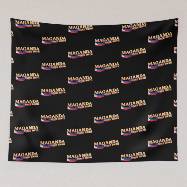 Item preview, Funny Pinoy Gifts, Maganda Since Birth designed and sold by OhBoyLoveIt.
