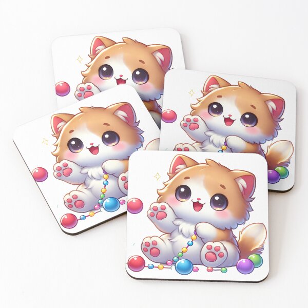 Item preview, Cat Playing Art Design designed and sold by DesignHub.
