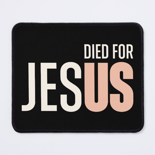 Item preview, Jesus Died for Us Christian Message designed and sold by Lillyamstronger.