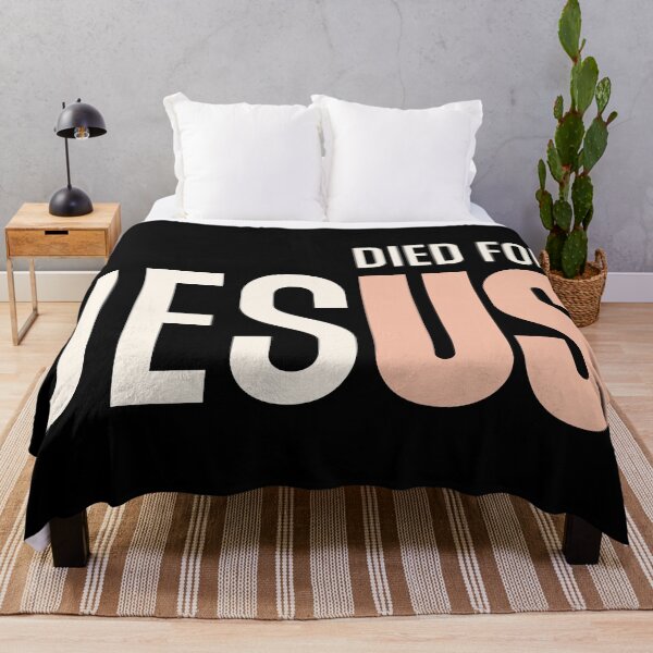 Item preview, Jesus Died for Us Christian Message designed and sold by Lillyamstronger.