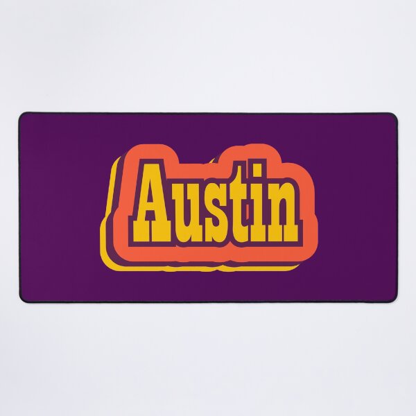 Item preview, Austin, Texas Retro Typography designed and sold by ArtNoveltee.