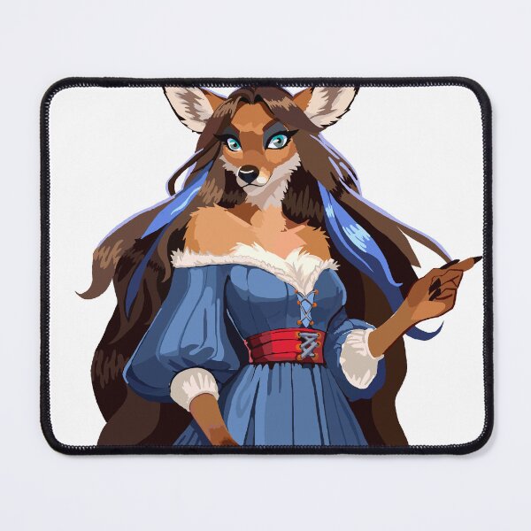 Item preview, Mrs Doe in a blue dress designed and sold by KlakkDrawsStuff.