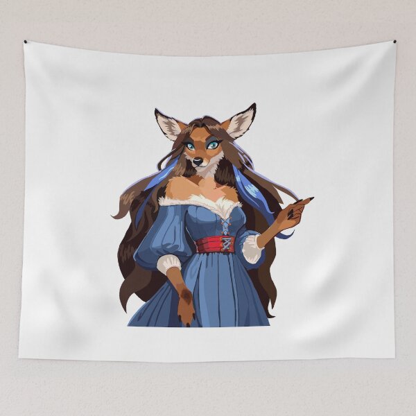 Item preview, Mrs Doe in a blue dress designed and sold by KlakkDrawsStuff.