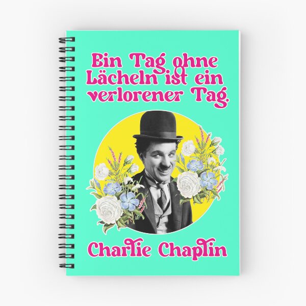 Item preview, A day without a smile is a wasted day, Charlie Chaplin designed and sold by Mauswohn.