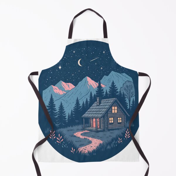 Item preview, T-Shirt Design Trending: CABIN IN THE MOUNTAINS designed and sold by ForeverPrintsOK.