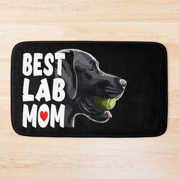 Item preview, Best Lab Mom Black Lab With Tennis Ball designed and sold by Just-Arts-4U.
