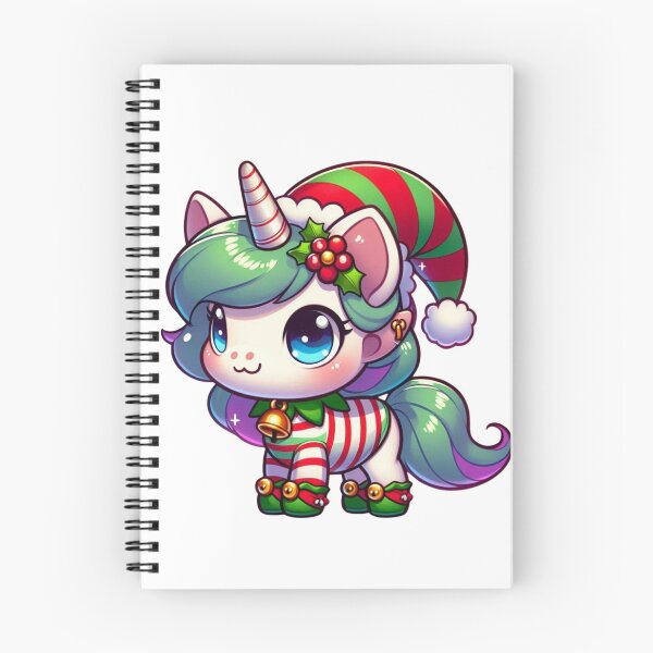 Item preview, Cute Xmas Unicorn Magical Creature Beautiful Fantasy Art designed and sold by Laura BC.