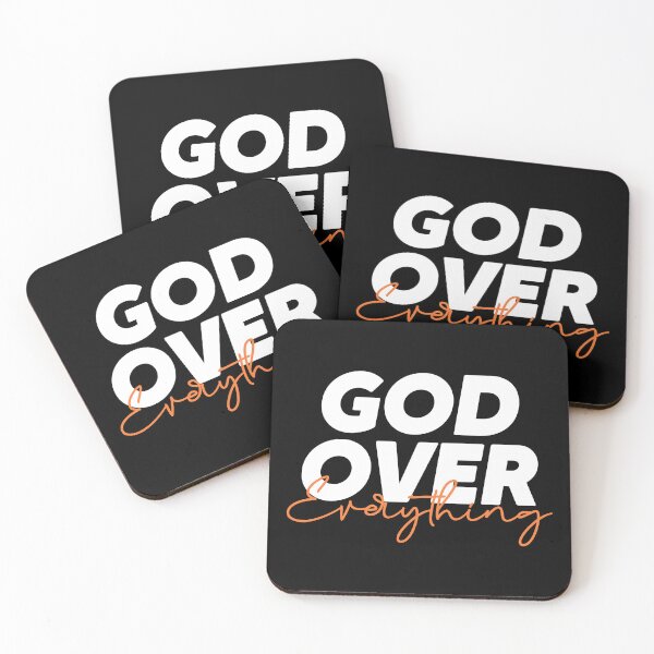 Aperçu de l'œuvre God Over Everything Faith-Based créée et vendue par Lillyamstronger.