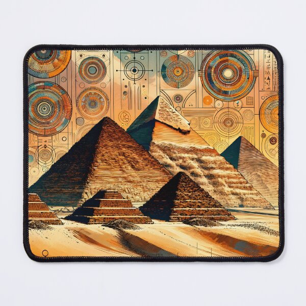 Item preview, Celestial Geometry of the Pyramids designed and sold by ArtPrintsUSA.
