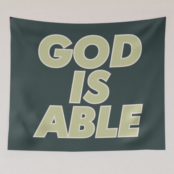Item preview, God is Able Christian Encouragement designed and sold by Lillyamstronger.