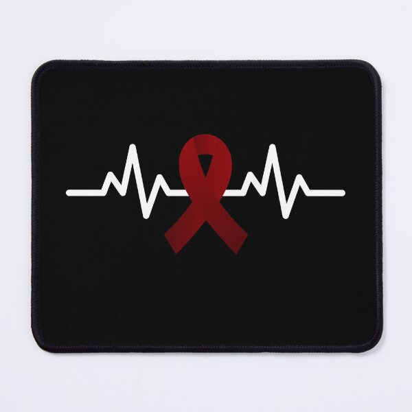 Item preview, Multiple Myeloma Heartbeat Ribbon designed and sold by awarenessandu2.