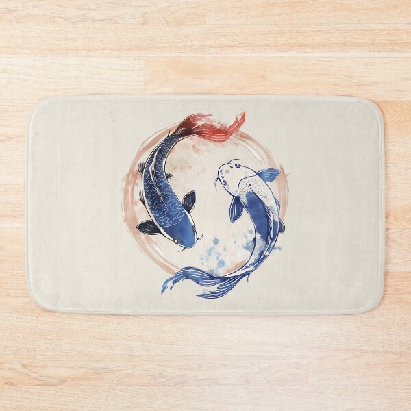 Item preview, Blue and White Koi Fish Yin&Yang designed and sold by xiao xuans.
