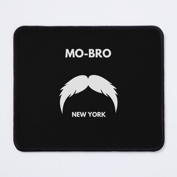 Item preview, MOvember Inspired MO-BRO New York USA Moustache 3 American T-shirts and Stickers designed and sold by Wit-T-Merch.