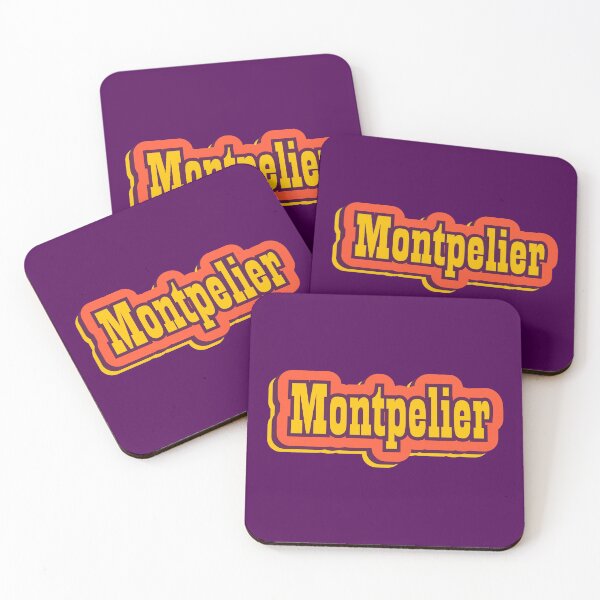 Item preview, Montpelier, Vermont Retro Typography designed and sold by ArtNoveltee.