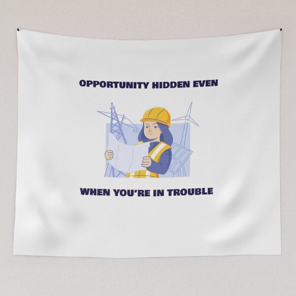 Item preview, Opportunity Hidden Even When You’re In Trouble  designed and sold by EngagingLayout.