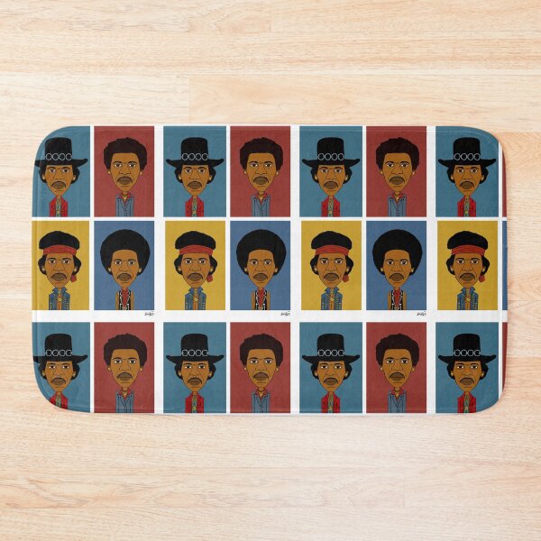 Item preview, 4 drawn portraits of the King of Blues-Rock. designed and sold by Eric Sintès.