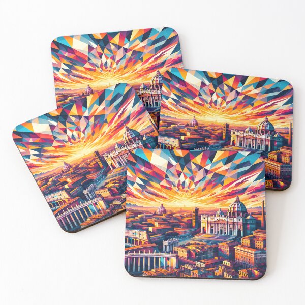 Item preview, Prismatic Sunrise Over Rome designed and sold by ArtPrintsUSA.