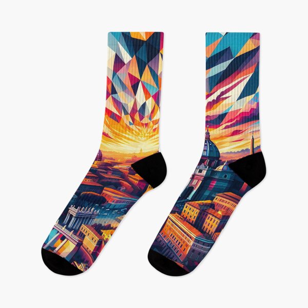 Item preview, Prismatic Sunrise Over Rome designed and sold by ArtPrintsUSA.