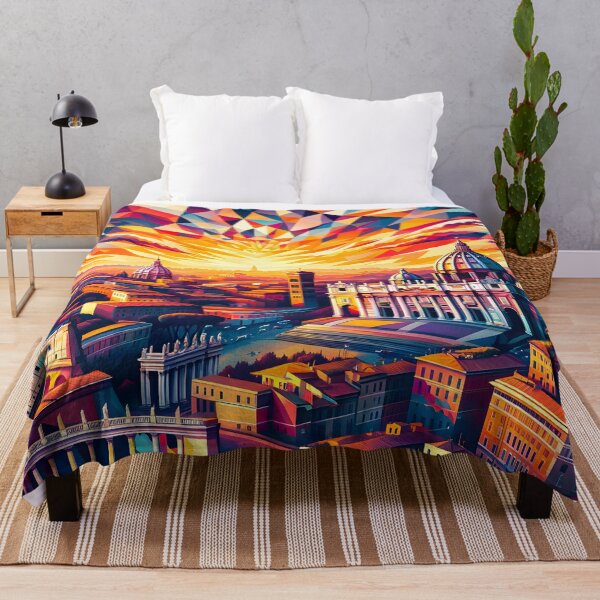 Item preview, Prismatic Sunrise Over Rome designed and sold by ArtPrintsUSA.