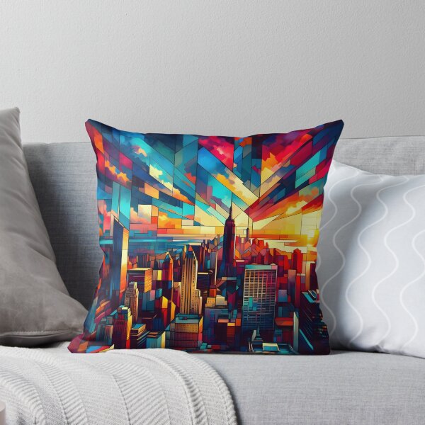 Item preview, New York City: Prism at Sunset designed and sold by ArtPrintsUSA.