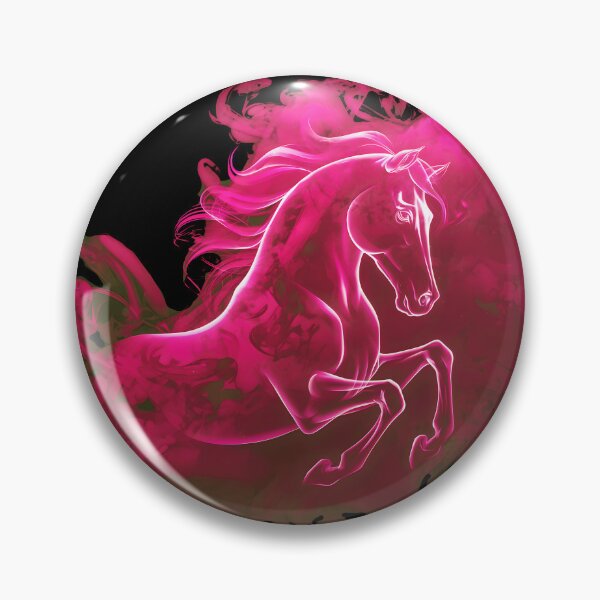 Item preview, Horse,  painted horse, pink horse designed and sold by PRYMULLART.