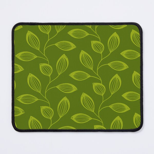 Item preview, Climbing Vine Leaves In Olive On Green  designed and sold by taiche.