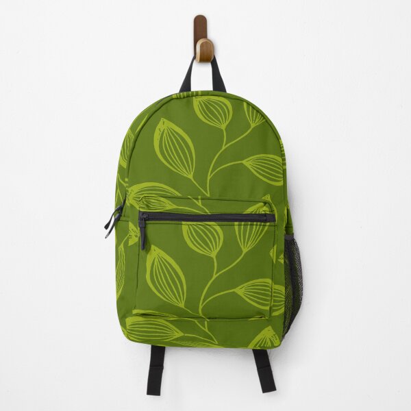 Item preview, Climbing Vine Leaves In Olive On Green  designed and sold by taiche.