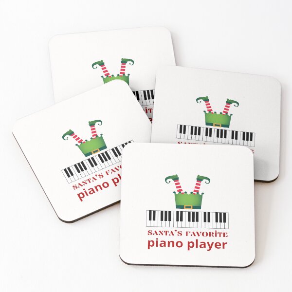 Item preview, Musical elf, Santa's favorite student,  piano teacher,music lover piano player designed and sold by KolorellaS.