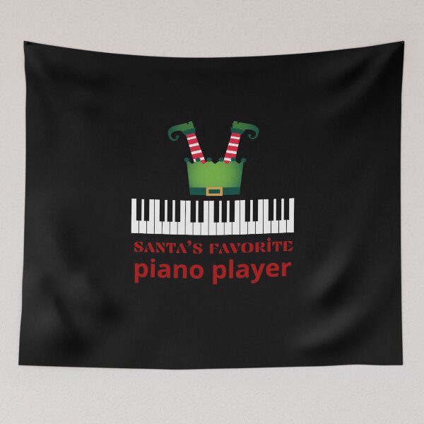 Item preview, Musical elf, Santa's favorite student,  piano teacher,music lover piano player designed and sold by KolorellaS.