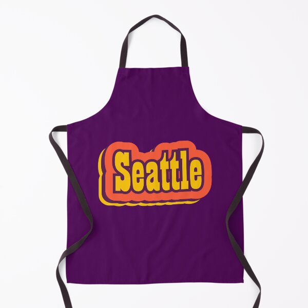 Item preview, Seattle Beach, Washington Retro Typography designed and sold by ArtNoveltee.