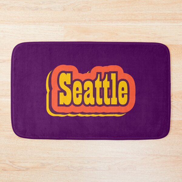 Item preview, Seattle Beach, Washington Retro Typography designed and sold by ArtNoveltee.