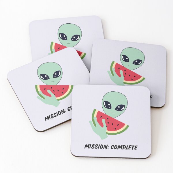Item preview, Alien Abducts Watermelon designed and sold by GoblinBoutique.
