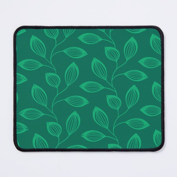 Item preview, Climbing Vine Leaves In Dusty Green On Aquamarine designed and sold by taiche.