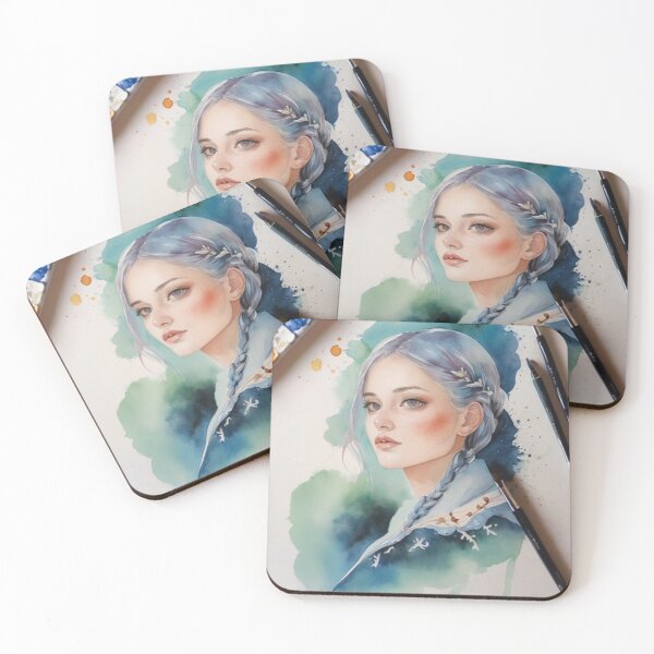 Item preview, Creative Watercolor Artwork with Palette designed and sold by KilianSzmid.