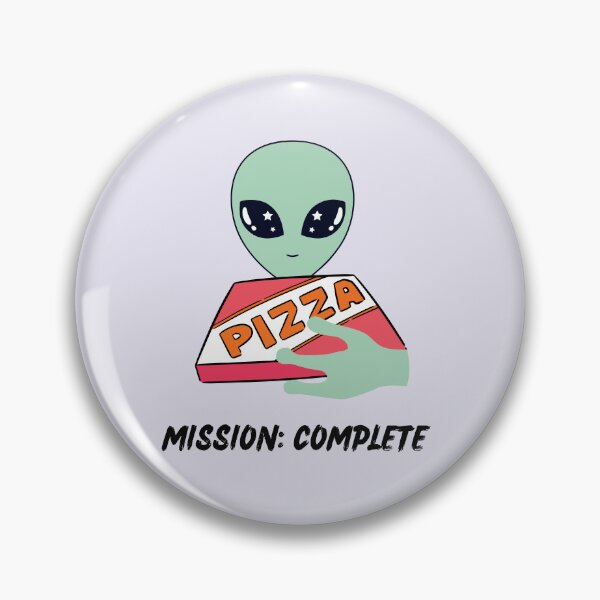 Item preview, Alien Abducts Pizza designed and sold by GoblinBoutique.