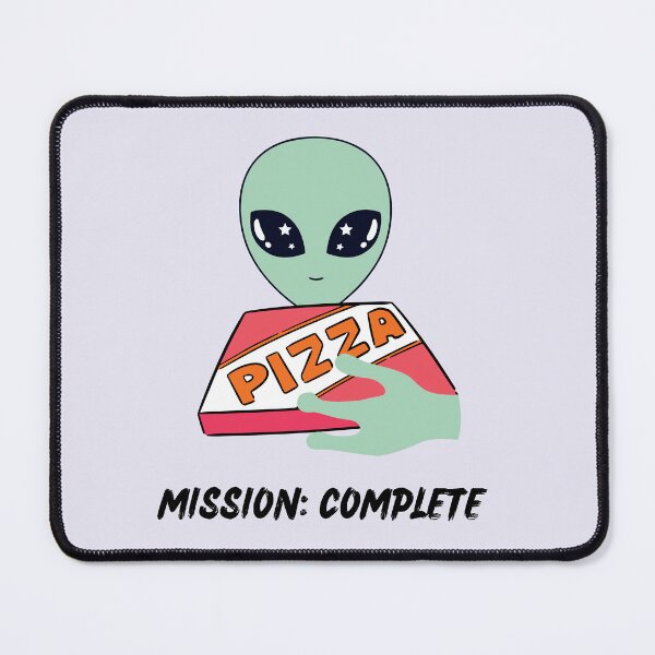 Item preview, Alien Abducts Pizza designed and sold by GoblinBoutique.