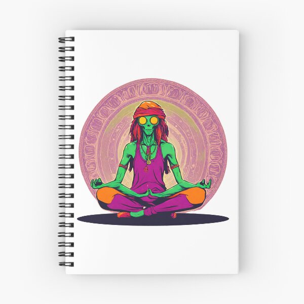 Item preview, Hippie Alien Practices Yoga Among Stars 3 designed and sold by Tom-Johnson.