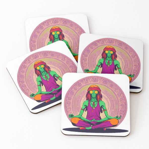 Item preview, Hippie Alien Practices Yoga Among Stars 3 designed and sold by Tom-Johnson.