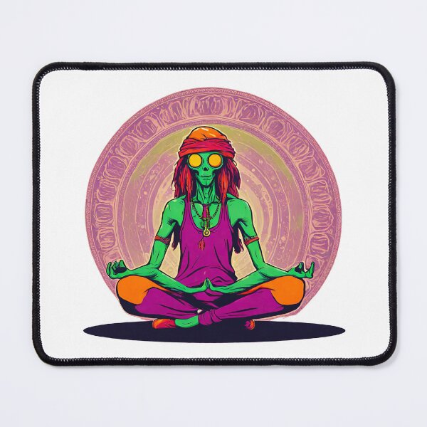 Item preview, Hippie Alien Practices Yoga Among Stars 3 designed and sold by Tom-Johnson.