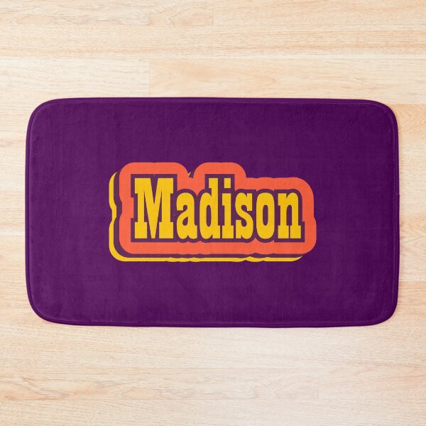 Item preview, Madison Beach, Wisconsin Retro Typography designed and sold by ArtNoveltee.