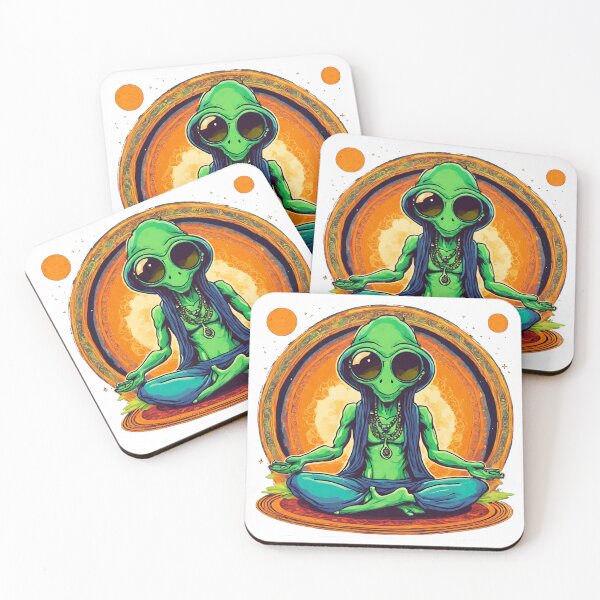 Item preview, Hippie Alien Practices Yoga Among Stars 4 designed and sold by Tom-Johnson.