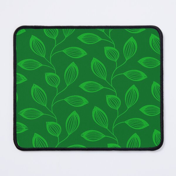 Item preview, Climbing Vine Leaves In Deep Lime On Green designed and sold by taiche.