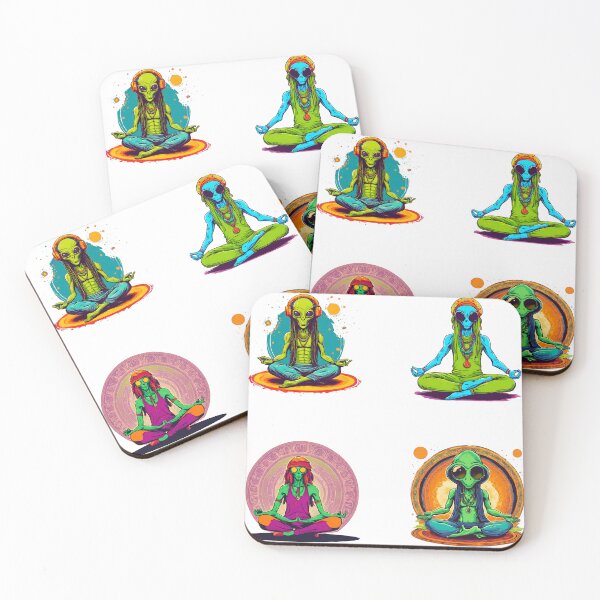 Item preview, Hippie Alien Practices Yoga Among Stars Collection designed and sold by Tom-Johnson.