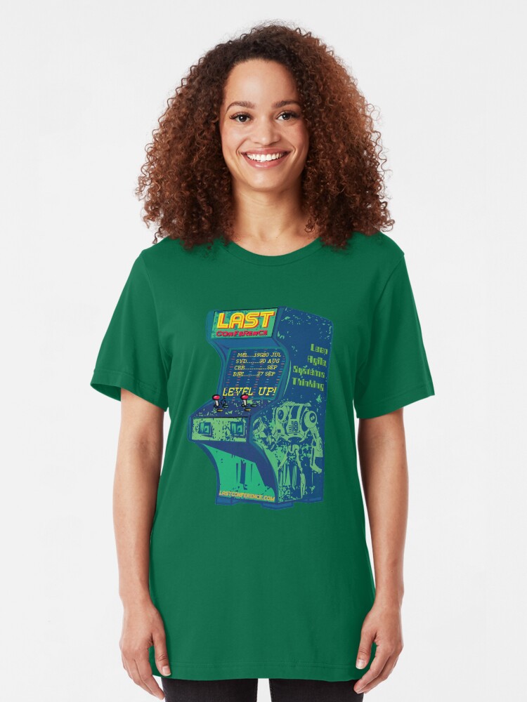 Alternate view of LAST Conference 2018. Single. All cities. Slim Fit T-Shirt