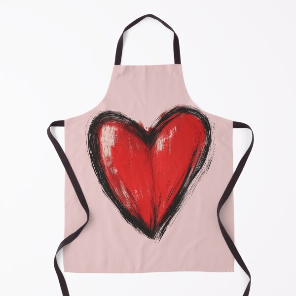 Item preview, HAND DRAWN RED LOVE HEART TRANSPARENT BEST SELLER designed and sold by NikoDeeko.