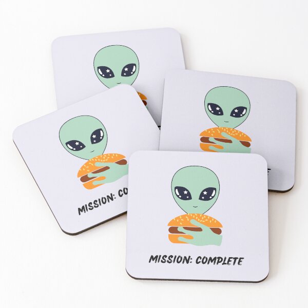 Item preview, Alien Abducts Hamburger designed and sold by GoblinBoutique.