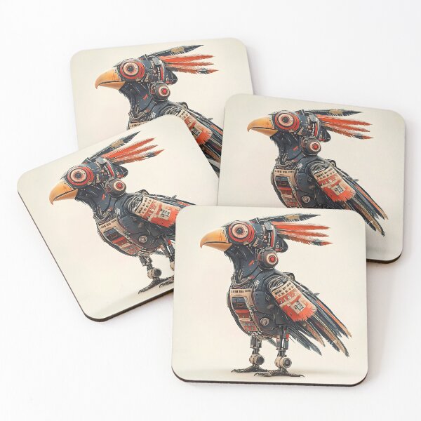 Item preview, Cyber Parrot - Mechanical Marvel designed and sold by Echodreams.