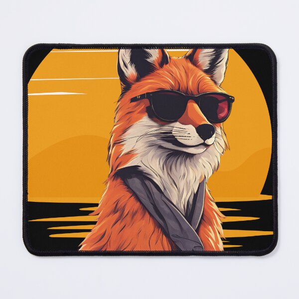 Item preview, Stylish Fox in Sunglasses designed and sold by MarCreativArt.