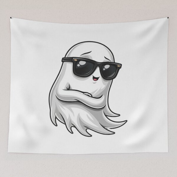 Item preview,  Cool Ghost with Sunglasses designed and sold by Moad Fahim.