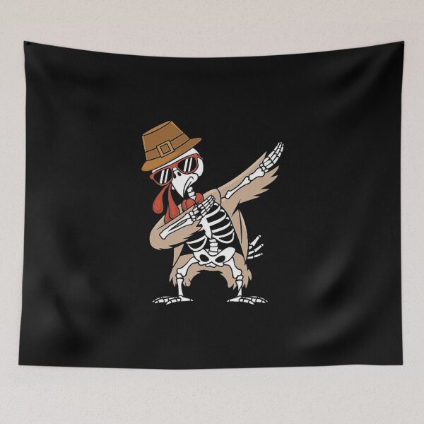 Item preview, Dab Dance Turkey Skeleton – Thanksgiving Celebration with a Twist designed and sold by love3617.